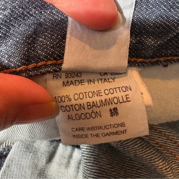 DIESEL Women Blue Button Fly Flared Boho Jeans Size 31-Fits Small-Made in Italy - Picture 8 of 10